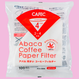 CAFEC Abaca Papierfilter, Cup 4, Made in Japan