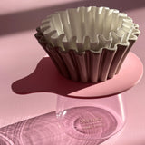 Pour Over Dripper in sand und rosa